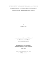 DEVELOPMENT OF BIOCHAR-DERIVED CARBON CATALYSTS FOR UPGRADING BIO-OIL AND SYNGAS FROM CO-PYROLYSIS OF LIGNOCELLULOSIC BIOMASS AND WASTE PLASTICS