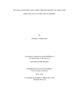 Do Visuals Matter? Analyzing the Readability of Tabulated Financial Data in the Annual Report