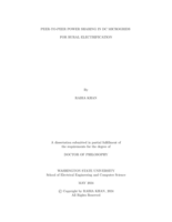 PEER-TO-PEER POWER SHARING IN DC MICROGRIDS FOR RURAL ELECTRIFICATION