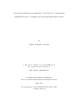 Leveraging Emotional Learning Process (ELP) Data-based Interventions in Undergraduate Computing Education