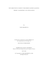 New Directions in Robust Time-Series Machine Learning: Theory, Algorithms, and Applications