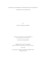 Generative Adversarial Networks for Multi-Objective Synthetic Data Generation