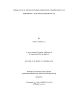 Application of the Quality Implementation Framework to an Embodiment Based Wellness Program