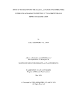 ROOTS OF ROT: IDENTIFYING THE MOLECULAR ACTORS AND COMMUNITIES UNDERLYING APHANOMYCES INFECTION IN TWO AGRICULTURALLY IMPORTANT LEGUME CROPS