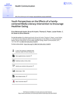 Youth Perspectives on the Effects of a Family-centered Media Literacy Intervention to Encourage Healthier Eating