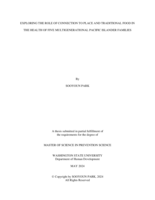 Exploring the role of connection to place and traditional food in the health of five multigenerational Pacific Islander families