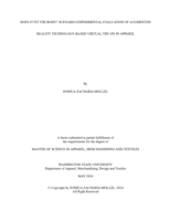 DOES IT FIT THE BODY? SCENARIO-EXPERIMENTAL EVALUATION OF AUGMENTED REALITY TECHNOLOGY-BASED VIRTUAL TRY-ON IN APPAREL
