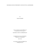 HOUSEHOLD SOCIO-ENVIRONMENT AND INFANT FECAL MICROBIOME