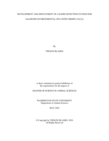 DEVELOPMENT AND DEPLOYMENT OF A RAPID DETECTION SYSTEM FOR SALMONID ENVIRONMENTAL DNA WITH CRISPR-CAS12A