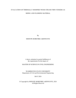 Evaluation of Thermally Modified Wood Strand Thin-Veneers as Siding and Flooring Material