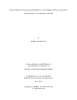 Nonalcoholic Beverage Alternatives: Advertising Appeals and Gen Z Intentions to Purchase & Consume