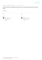 Spectral proper orthogonal decomposition of harmonically forced turbulent flows