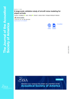 A large-scale validation study of aircraft noise modeling for airport arrivals