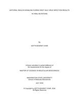 ANTIVIRAL INSULIN SIGNALING DURING WEST NILE VIRUS INFECTION RESULTS IN VIRAL MUTATIONS