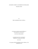 Exploring Current and Emerging Technologies for Education