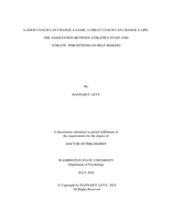 A GOOD COACH CAN CHANGE A GAME, A GREAT COACH CAN CHANGE A LIFE: THE ASSOCIATION BETWEEN ATHLETICS STAFF AND ATHLETE PERCEPTIONS ON HELP-SEEKING