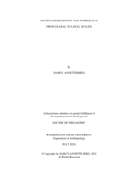 Ancient Demography and Energetics: From Global to Local Scales