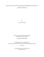 TUNING FE-BASED CATALYSTS FOR ENHANCED HYDRODEOXYGENATION: AN ATOMISTIC APPROACH