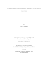 ADAPTIVE EXPERIMENTAL DESIGN FOR OPTIMIZING COMBINATORIAL STRUCTURES