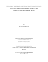 Development of Hydrogen-Assisted Gas Fermentation Technology to Convert Carbon Dioxide Emissions into Renewable Natural Gas Using Methanogenic Archaea