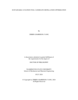 SUSTAINABLE AVIATION FUEL CANDIDATE DISTILLATION OPTIMIZATION