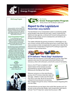 Washington Green Transportation Program report to the Legislature : November 2023 update