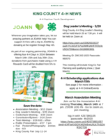 King County 4-H, March 2024