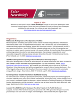 Solar Newsbriefs, August 1, 2023