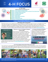WSU Yakima County Extension 4-H Focus, July 2024