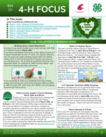 WSU Yakima County Extension 4-H Focus, March 2024