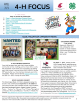 WSU Yakima County Extension 4-H Focus, April 2023