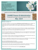 CAHNRS Business Center Newsletter, May 2024