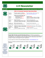 4-H Newsletter, July 12, 2024