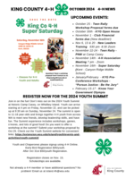 King County 4-H, October 2024