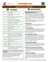 WSU Kittitas County Extension 4-H Focus, October 2024