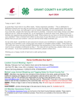 Grant County 4-H Update, April 2024