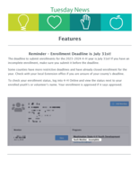 Tuesday News, July 30, 2024