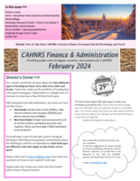 CAHNRS Business Center Newsletter, February 2024
