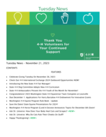 Tuesday News, November 21, 2023