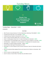 Tuesday News, November 7, 2023