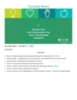 Tuesday News, October 31, 2023