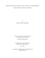 Understanding policy changes in the US states: Vaccine exemptions during the US 2019 Measles outbreak