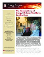 The alphabet soup of energy efficiency workforce certifications