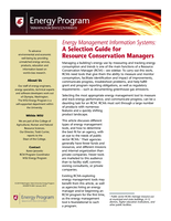 Energy management information systems: a selection guide for resource conservation managers