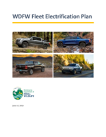 WDFW fleet electrification plan