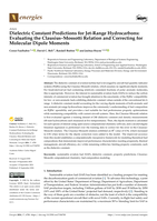 Dielectric Constant Predictions for Jet-Range Hydrocarbons: Evaluating the Clausius-Mossotti Relation and Correcting for Molecular Dipole Moments