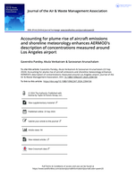 Accounting for plume rise of aircraft emissions and shoreline meteorology enhances AERMOD's description of concentrations measured around Los Angeles airport