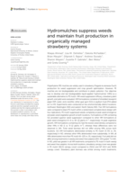 Hydromulches suppress weeds and maintain fruit production in organically managed strawberry systems