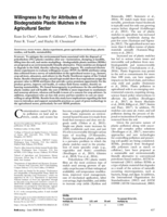 Willingness to Pay for Attributes of Biodegradable Plastic Mulches in the Agricultural Sector