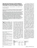 Alternate-year Production Is Not Profitable in Washington Floricane Red Raspberry Systems